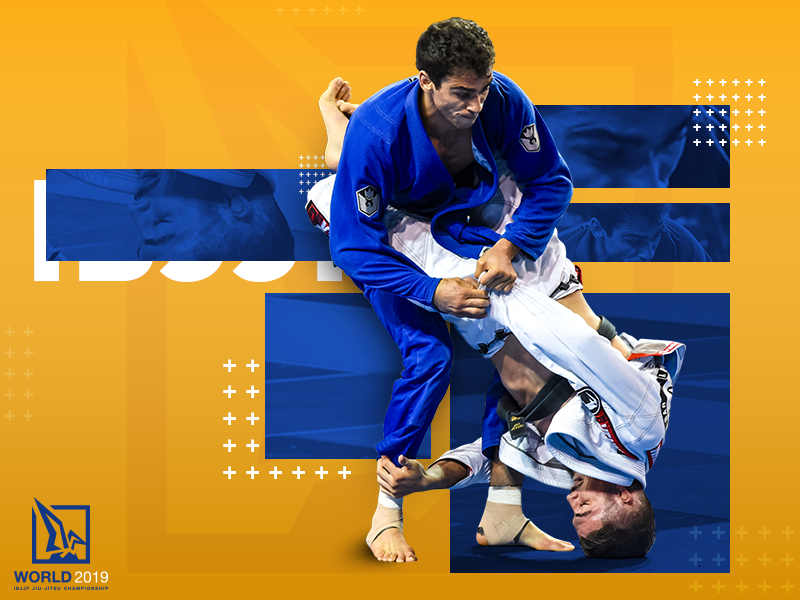 IBJJF Worlds 2019 athlete brazil championship color design graphic design ibjjf jiu-jitsu marketing photoshop shapes sports sports design squares