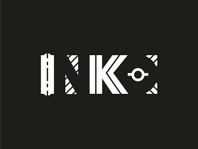 INKO logo design logo positivenegative