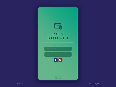 Daily Ui 03 by Julian Arnold on Dribbble