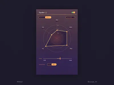 Daily Ui 07 app daily ui dailyui equalizer settings