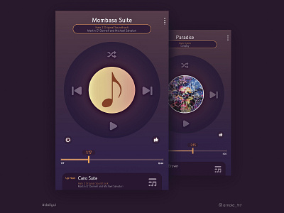 Daily Ui 09 app daily 100 challenge daily ui illustration music music app vector