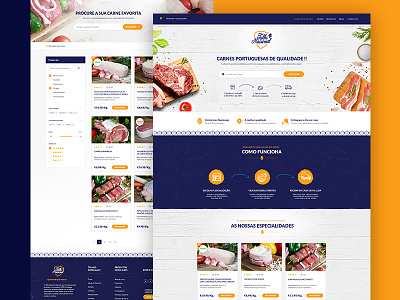 Talho Nacional meat uidesign uiux web webdesign