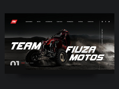 Fiuza Motos Banner banner uidesign webdesign