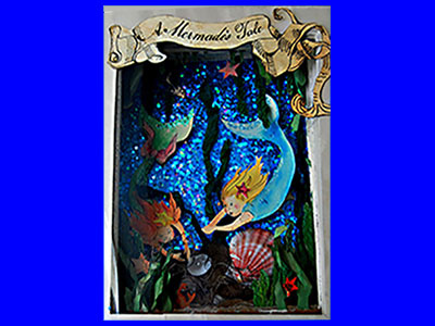 A Mermade's Tale altered book childrens story mermaid mermaids nautobiography ocean sea