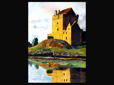 Irish Castle castle ireland watercolor
