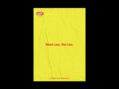 Lays Not Lies ads copywriting poster social campaign