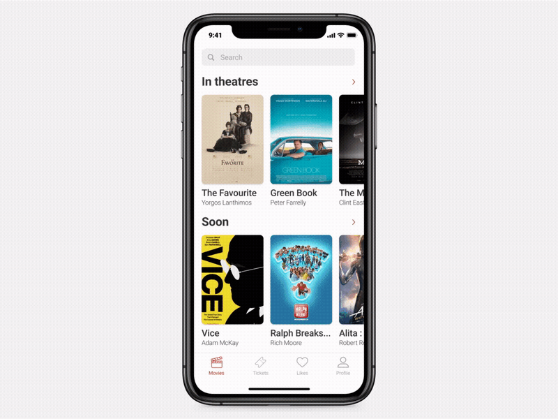 Movies App Concept