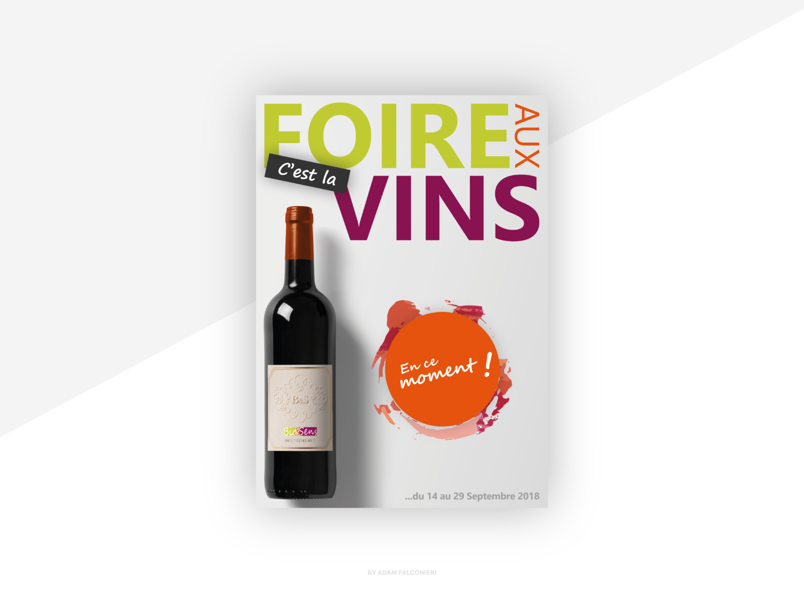 Foire aux vins Bio&Sens by Adam Falconieri on Dribbble