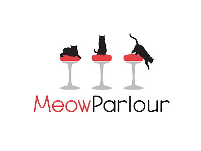 Logo Concept for Meow Parlour