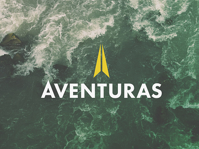 Aventuras Brand Identity adventure brand calm green logo logo design branding outdoor yellow