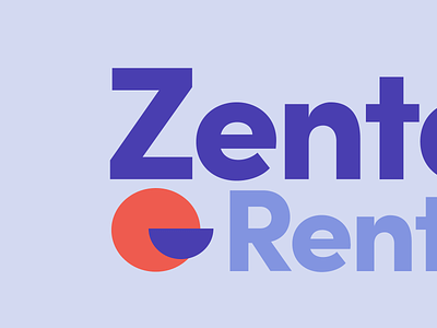 Zental Rental brand design brand identity branding ecommerce happy logo logo design logotype marketplace platform playful purple red rental smile smiley face type typography visual brand welcoming