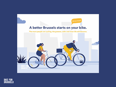 Bike for Brussels 2019 adobe adobexd branding design illustration visual design