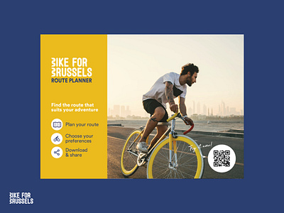 Bike for Brussels 2018 adobe adobe illustrator app branding design illustration print visual design