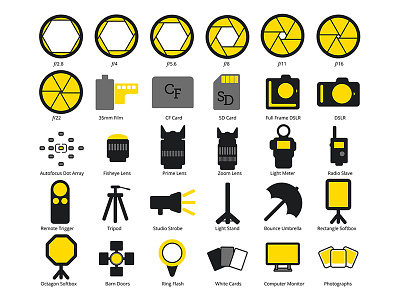 Photography Icon Set icon icon set photography