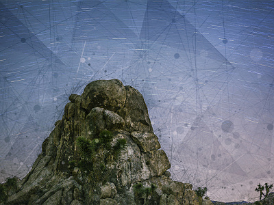 Star Trails and Design design dots graphic graphic design lines merge mountain photography star trails stars