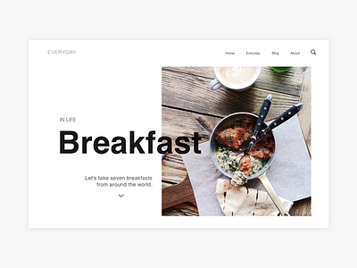GoodMo breakfast design ios iphone morning sketch typography ui ux web website