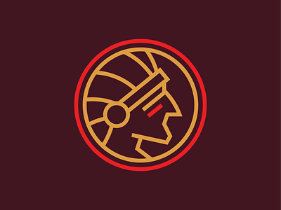 Spurs brand branding chief design icon identity illustration logo native american vector