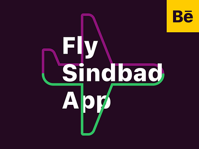 Sindbad behance color flight ios tickets travel ui ux