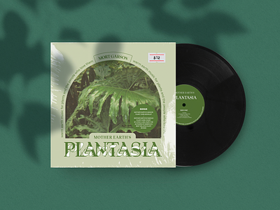 Plantasia Album Redesign album album cover alphabet branding concept cover design music plant redesign vinyl