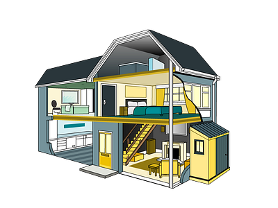 Residential Property Vector home house illustration property vector