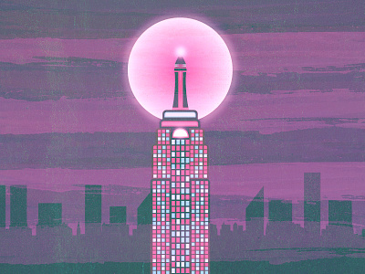 Tokyo Empire building city empire pink purple skyline state tokyo tower