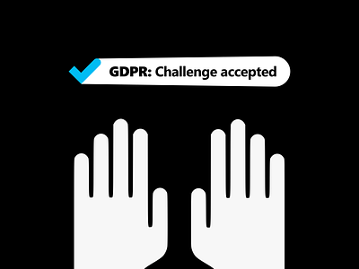Microsoft Digital Campaign Keyvisual. GDPR: Challenge accepted