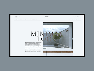 First Look. Elvial new website greece minimal simplicity typography user experience design user interface design ux design web design website website design