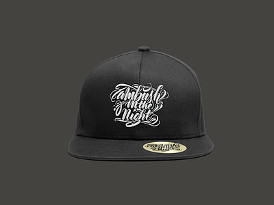 Patch | Snapback branding brush letters drawing fashion handlettering patch snapback street type