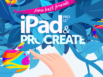 New Best Friends 2d apple best friends creative design gareso illustration ipad ipad pro procreate procreate art tree