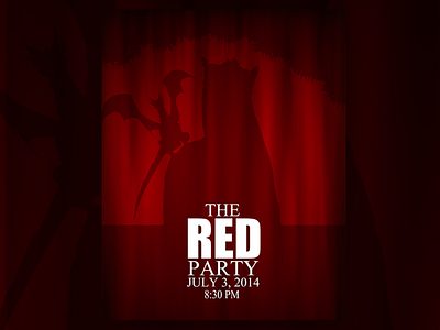 The Red Party Queen Poster