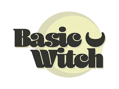 Basic Witch Graphic Tee Design design graphicdesign tee shirts typographic