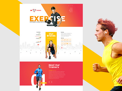 Fitness centre website