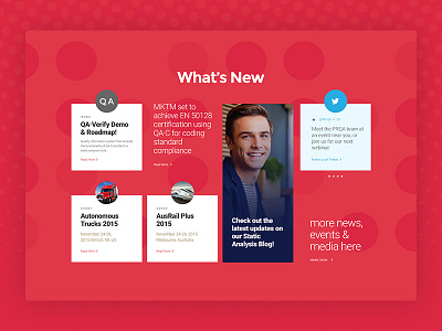 News and Social Feed Layout facebook feed gallery news twitter ui whats new