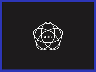 AHC icon logo mark print simple single color