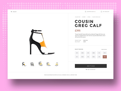 Shoe Shopping buy detail mobile product product detail shoe shop shopping sizing website