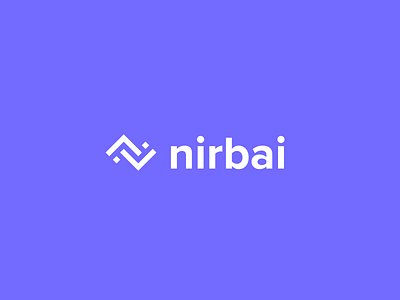 nirbai agency agency branding branding design isotype logotype purple vector