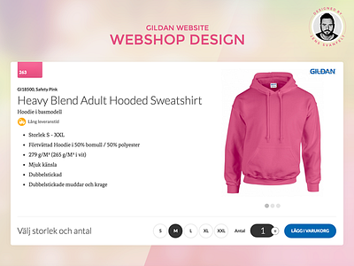 Gildan Webshop art design gildan shirt shop sweatshirt t shirt ui ux webdesign webproject webshop