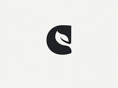 C Leaf logo branding fresh icon leaf logo modernlogo monogram simple vector