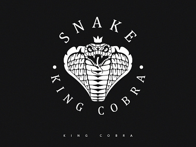 KING COBRA branding agency cartoon cobra design explore gray icon illustration king logo snake snake logo vector