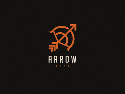 ARROW animation archery arrow art bow branding flat icon illustration logo logo design