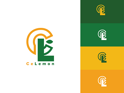 CeLemon branding cl lemon logo modern simple ui