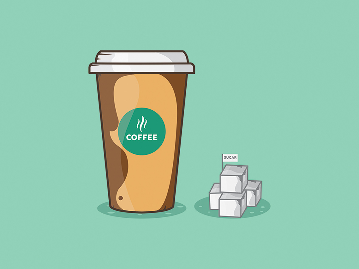 Coffee cup flat design Coffee cup flat design