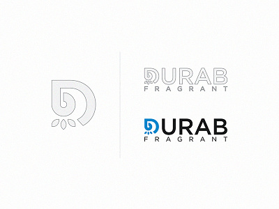 Durab app blue branding corporate d desain fragrant ikon logo logobranding logodesign logotype merk modern simpel spray tipografi