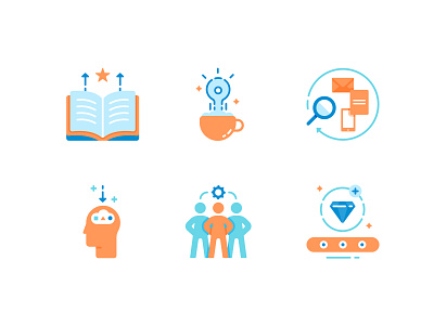 Entrepreneur icon set