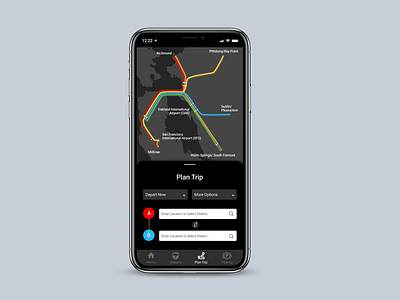 Daily UI 029: Map app design bart bart map daily 100 daily 100 challenge daily challange daily ui daily ui 029 dailyui design map map ui mobile app design mobile ui ui