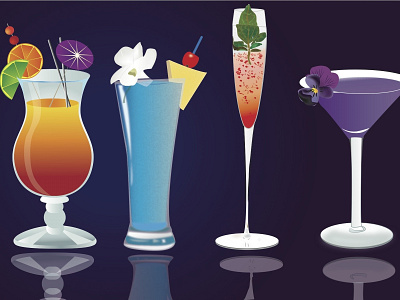 Thirsty for some Cocktails food art illustration illustrator vector vector art