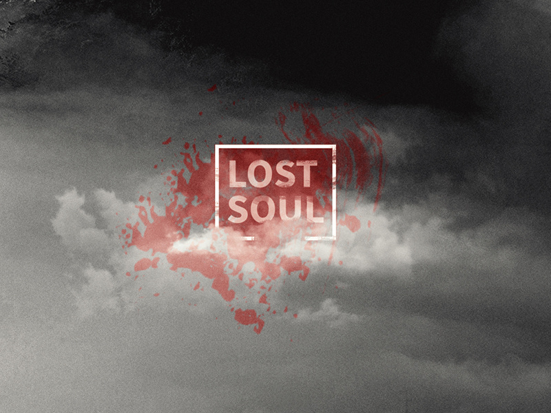 Lost Soul white minimal delhi india design graphic type typography identity abstract
