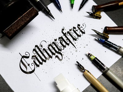 CalligraFree | Lettering calligraphy custom font hand lettering hand made lettering typeface