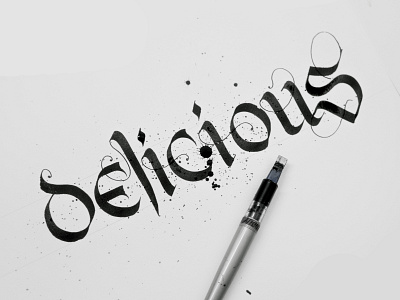 Delicious | Lettering | Calligraphy