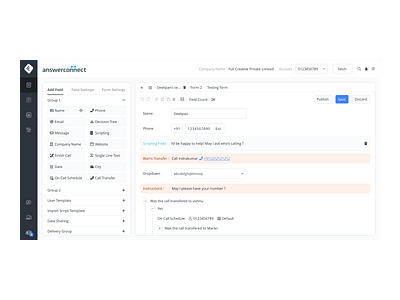 Form - dashboard